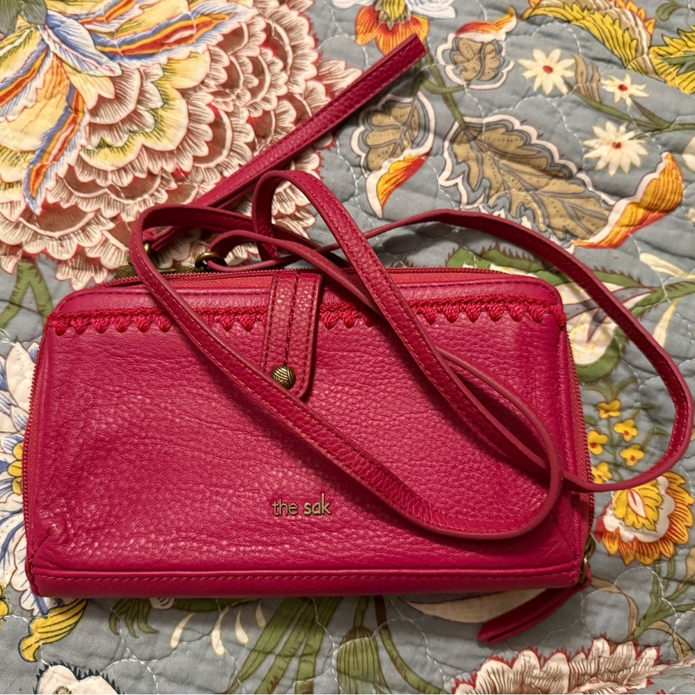 The Sak Fuchsia Leather Wallet